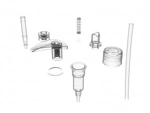 Soap dispenser mechanism 3D Model