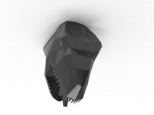 TRex head sculpture Model 3D