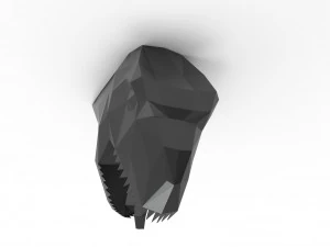 TRex head sculpture 3D Model