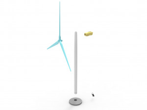 Wind turbine 3D 모델