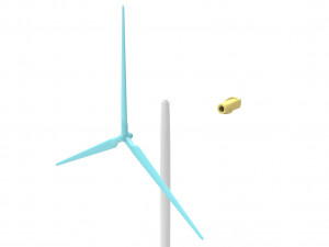 Wind turbine 3D 모델
