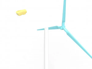 Wind turbine 3D Model