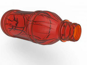 Juice bottle 3D Model