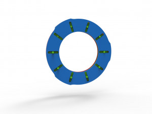 Classic Iris diaphragm Model Cetak 3D