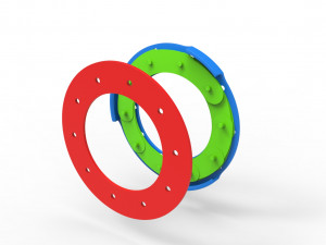 Classic Iris diaphragm Model Cetak 3D