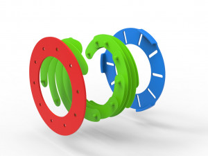 Classic Iris diaphragm Model Cetak 3D