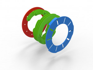Classic Iris diaphragm Model Cetak 3D