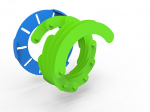Classic Iris diaphragm Model Cetak 3D