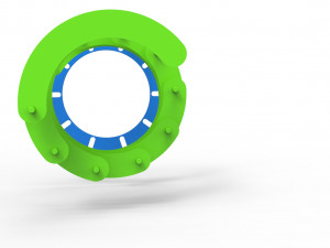 Classic Iris diaphragm Model Cetak 3D