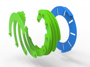 Classic Iris diaphragm Model Cetak 3D