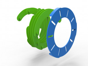 Classic Iris diaphragm Model Cetak 3D