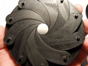 Classic Iris diaphragm Model Cetak 3D