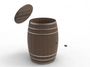 Beczka Model 3D