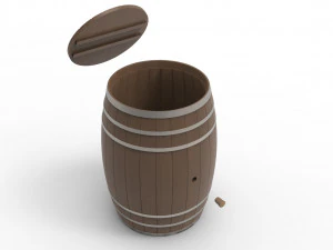 Barrel 3D Model
