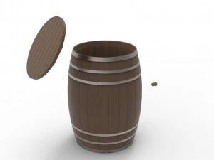 Barrel 3D Model
