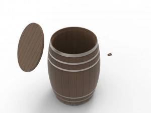 Barrel 3D Model