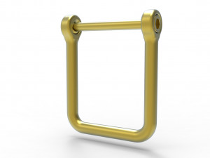 U clasp classic Allen screw 3D 프린트 모델