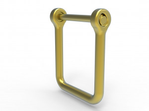 U clasp classic Allen screw 3D Print Model