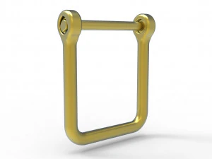 U clasp classic Allen screw 3D Print Model