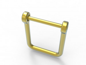 U clasp classic Allen screw 3D Print Model