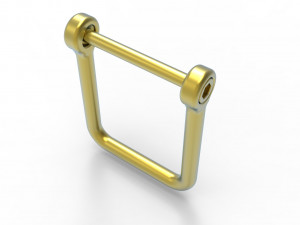 U clasp classic Allen screw 3D Print Model