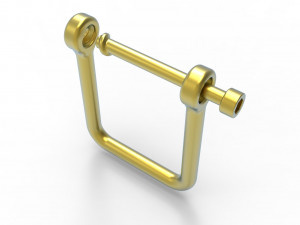 U clasp classic Allen screw 3D Print Model