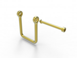 U clasp classic Allen screw 3D Print Model
