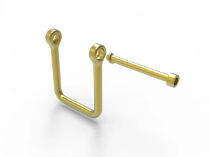 U clasp classic Allen screw 3D Print Model
