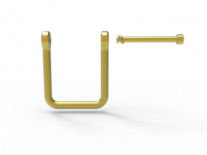 U clasp classic Allen screw 3D Print Model
