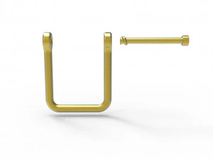 U clasp classic Allen screw 3D Print Model