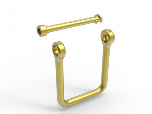 U clasp classic Allen screw 3D Print Model