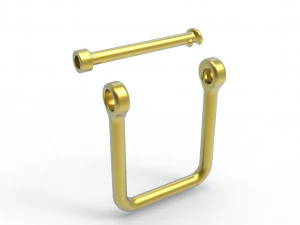 U clasp classic Allen screw 3D Print Model