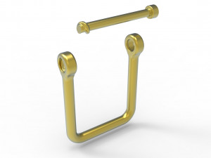 U clasp classic Allen screw 3D Print Model