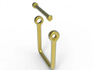 U clasp classic Allen screw 3D Print Model