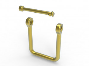 U clasp classic Allen screw 3D Print Model