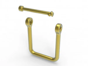 U clasp classic Allen screw 3D Print Model