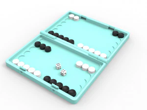 Backgammon 3D Print Model
