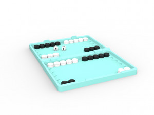 Backgammon 3D 프린트 모델