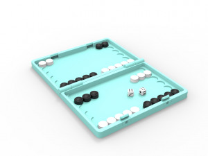 Backgammon 3D 프린트 모델