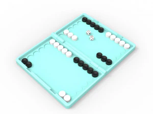 Backgammon 3D Print Model