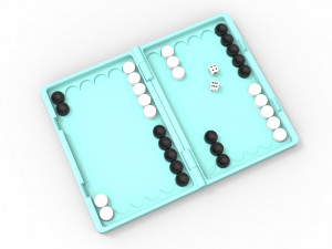 Backgammon 3D 프린트 모델