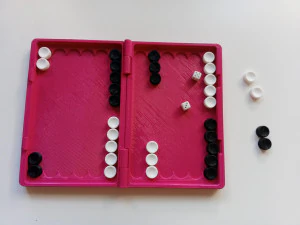 Backgammon 3D Print Model
