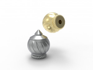 Rope head- bracelet head 3D Model