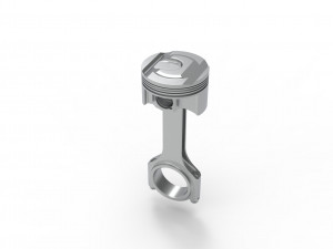 Piston and connecting rod Modèle 3D