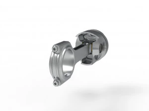 Piston and connecting rod 3D Model