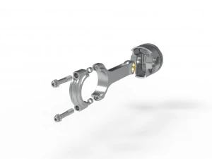Piston and connecting rod 3D Model