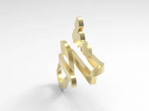 Twisted love - Eshgh 3D Print Model