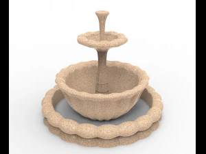 Classic fountain 3D Model