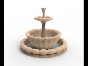 Classic fountain 3D-Modell