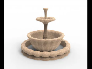 Classic fountain 3D Model